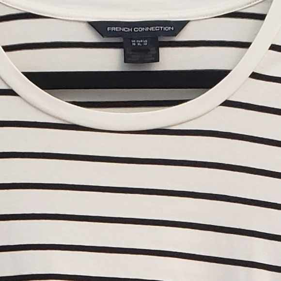 French Connection Stripped Short Dress - Picture 4 of 4